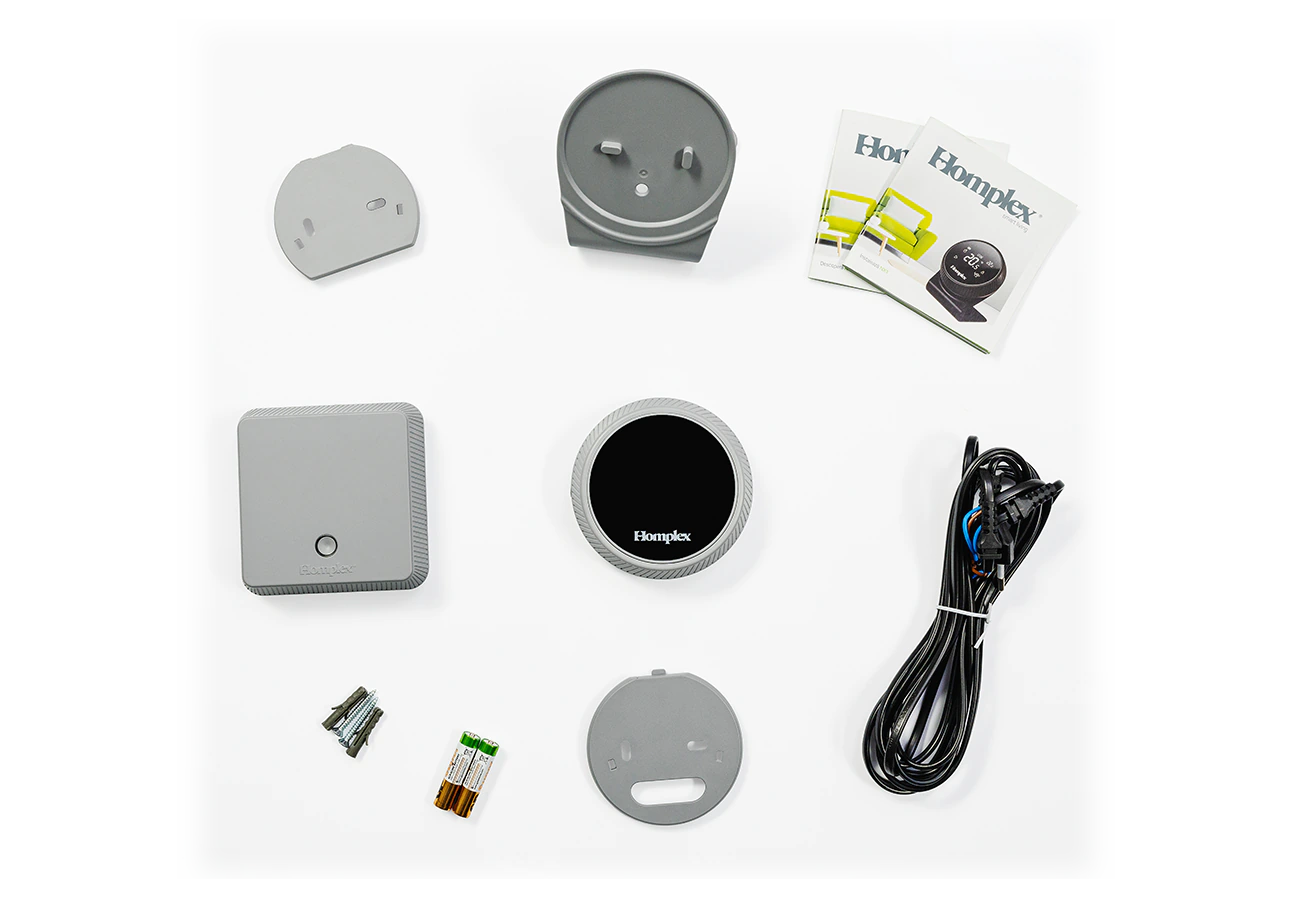 Termostat Homplex NX1graphite gray cu accesorii cutie
