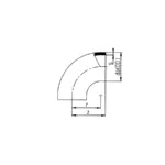 90⁰ short bend