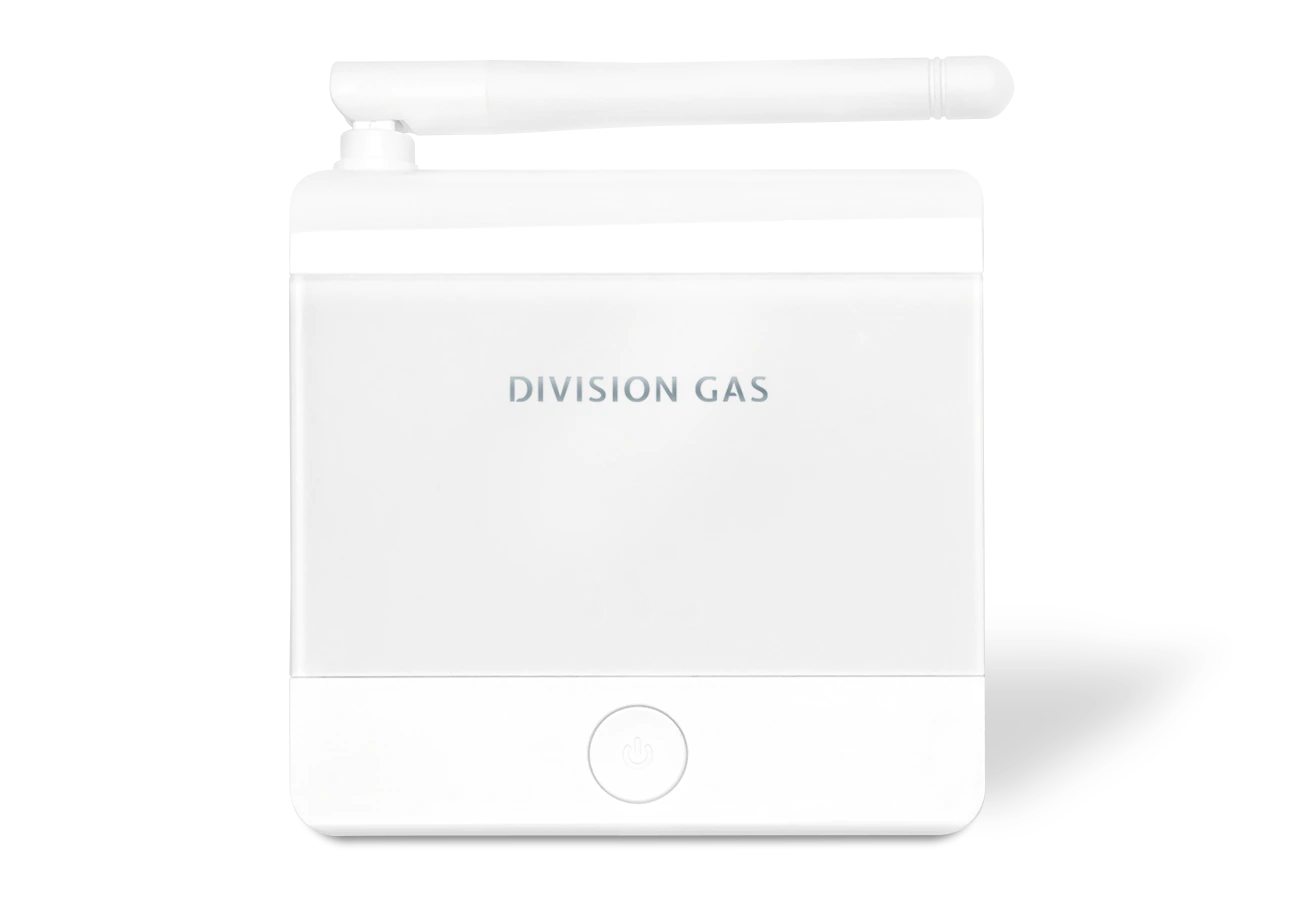 Programmable thermostat with receiver DG19 RF front view