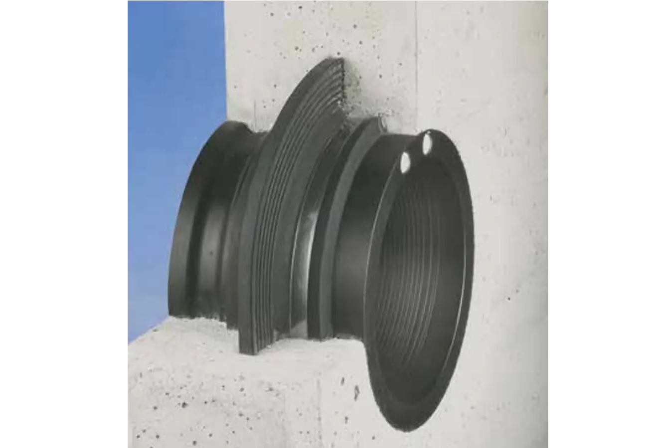 Piesă de trecere camin beton exemplu în secțiune