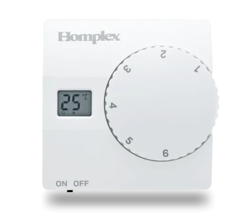 Termostat ambiental neprogramabil wireless Homplex 816 RF fata