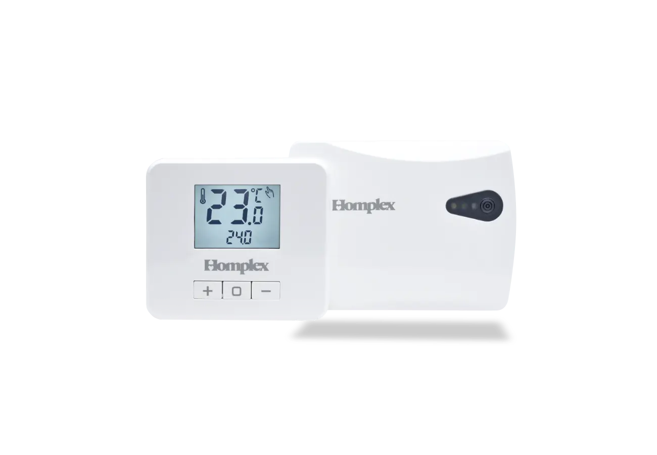 Termostat ambiental neprogramabil Homplex EVO X RF grup fata