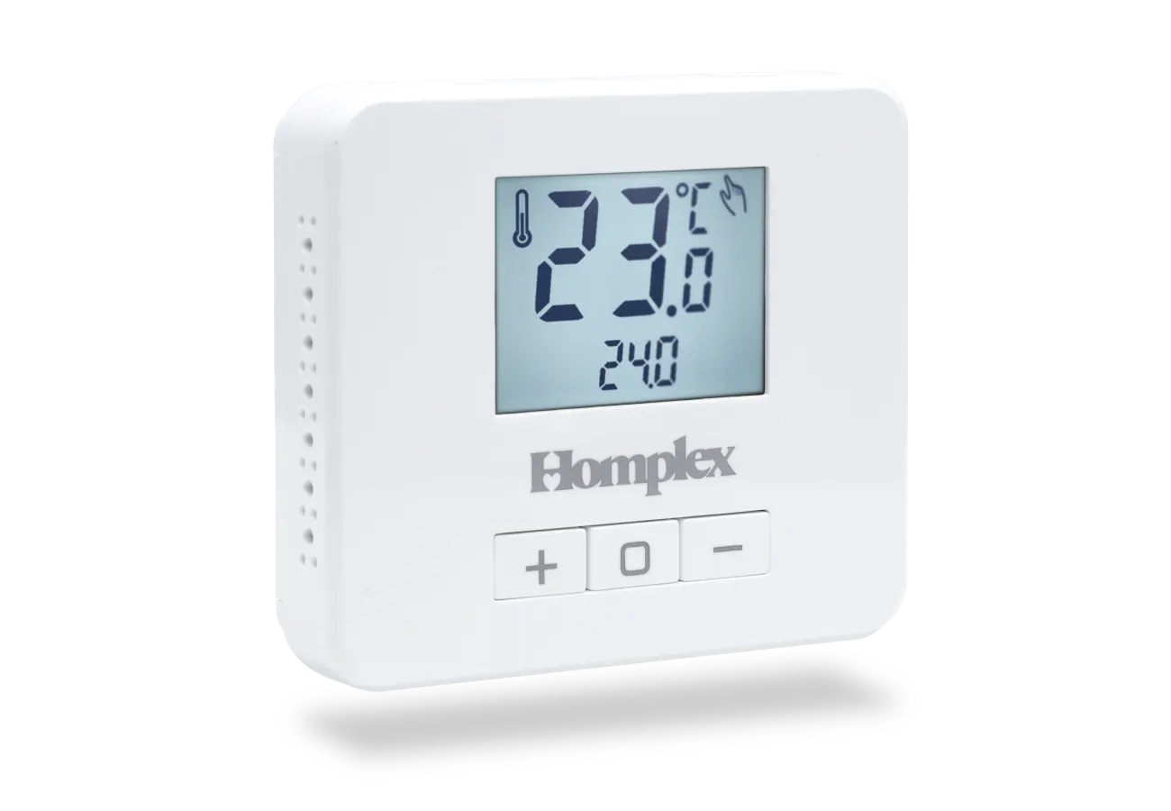 Termostat ambiental neprogramabil Homplex EVO X RF stanga 30