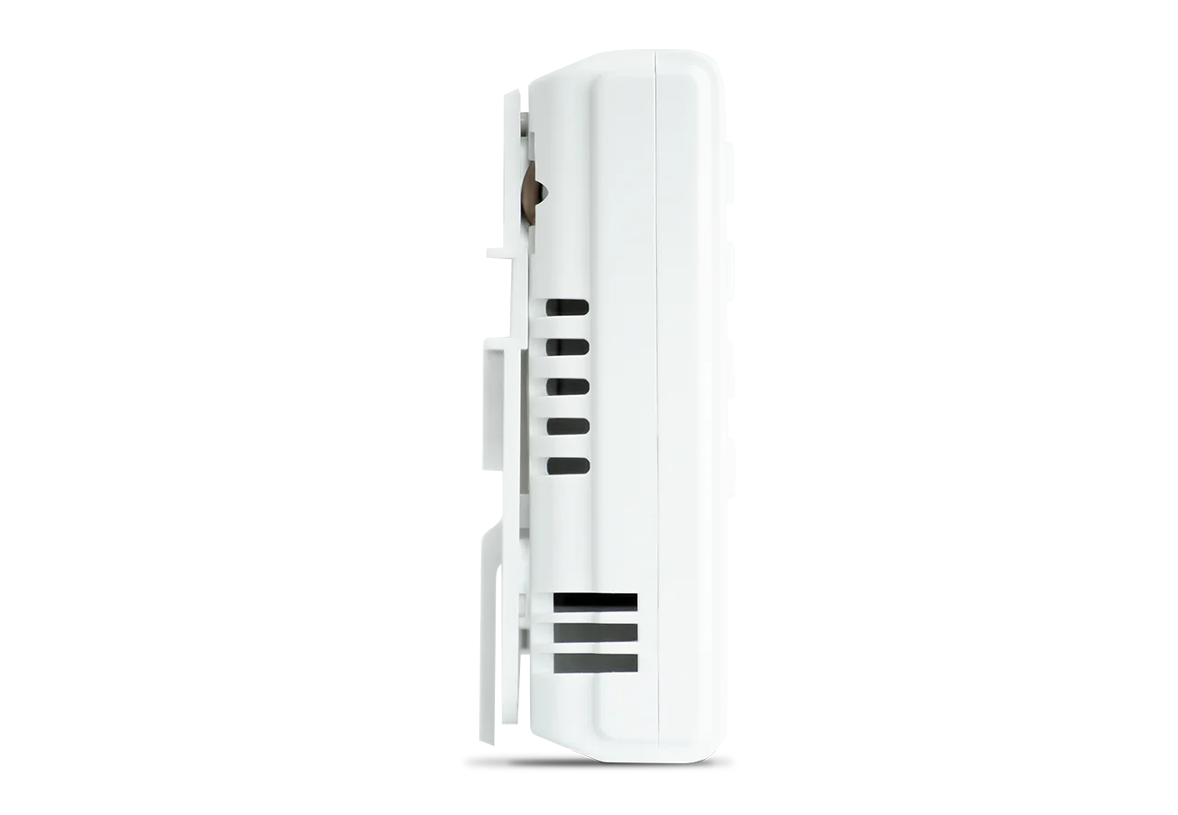 Termostat ambiental programabil DG909RF vedere dinlateral perete