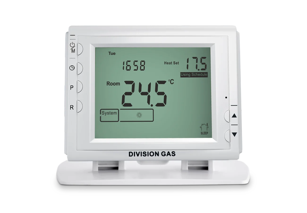 Termostat ambiental programabil dg909rf vedere frontala stand