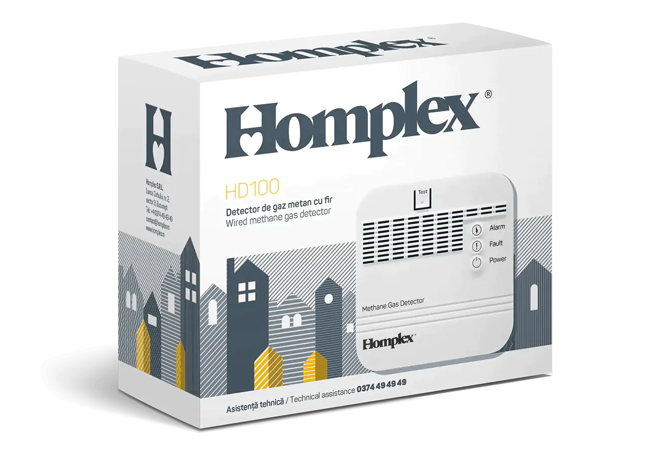 Detector de gaz metan Homplex HD100 ambalaj