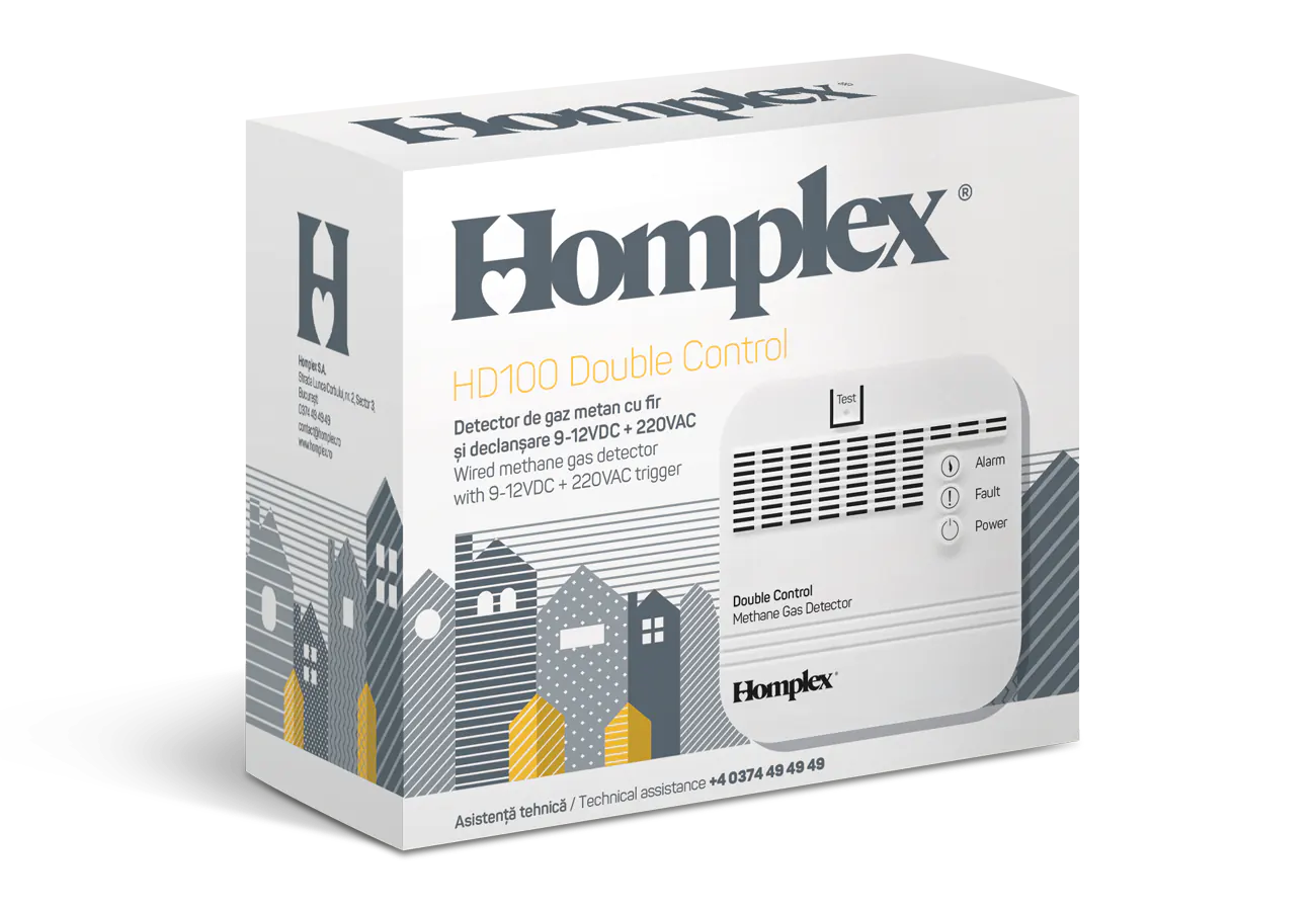 Detector de gaz metan Homplex HD100 Double Control ambajaj