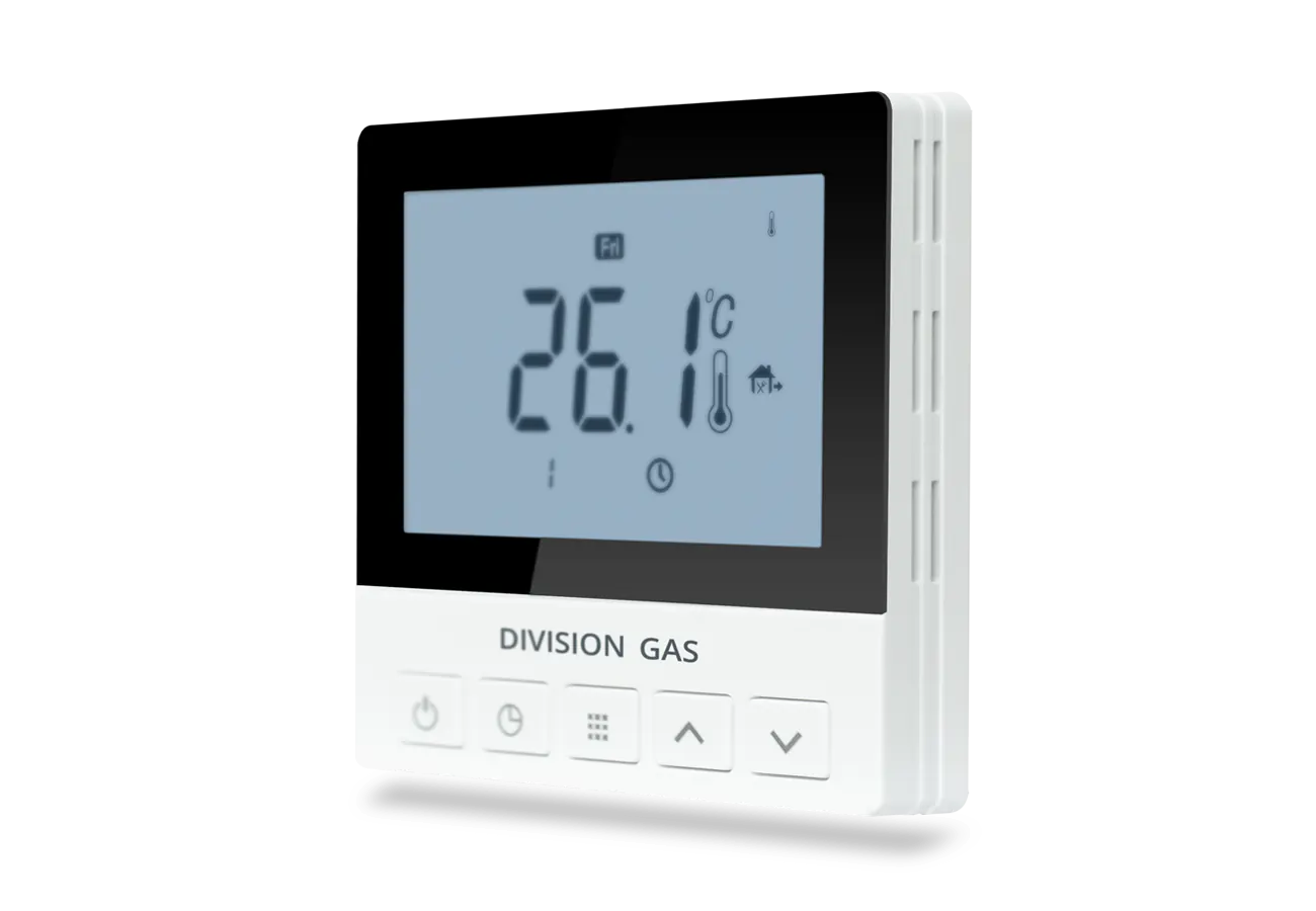 Termostat programabil pentru incalzirea in pardoseala DG921 lateral dreapta