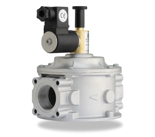 Electrovalva pentru gaz metan DN32 RM05 vedere dreapta