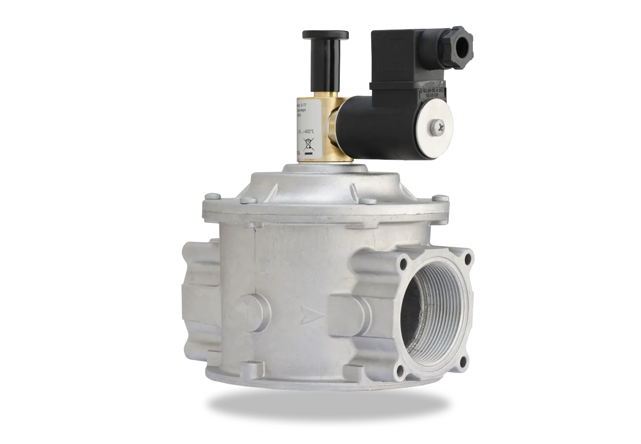 Gas valve DN50 RM07 left view