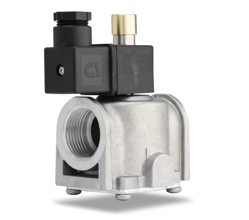 Electrovalva pentru gaz metan DN25 RMC04 vedere dreapta