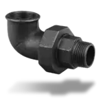 Cast iron union elbow conical seat INT / EXT