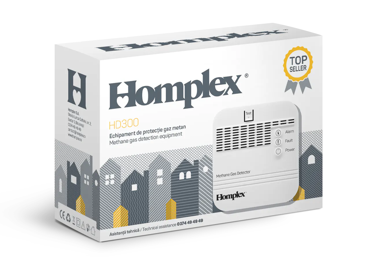 HD300 echipament de protectie gaz metan, ambalaj
