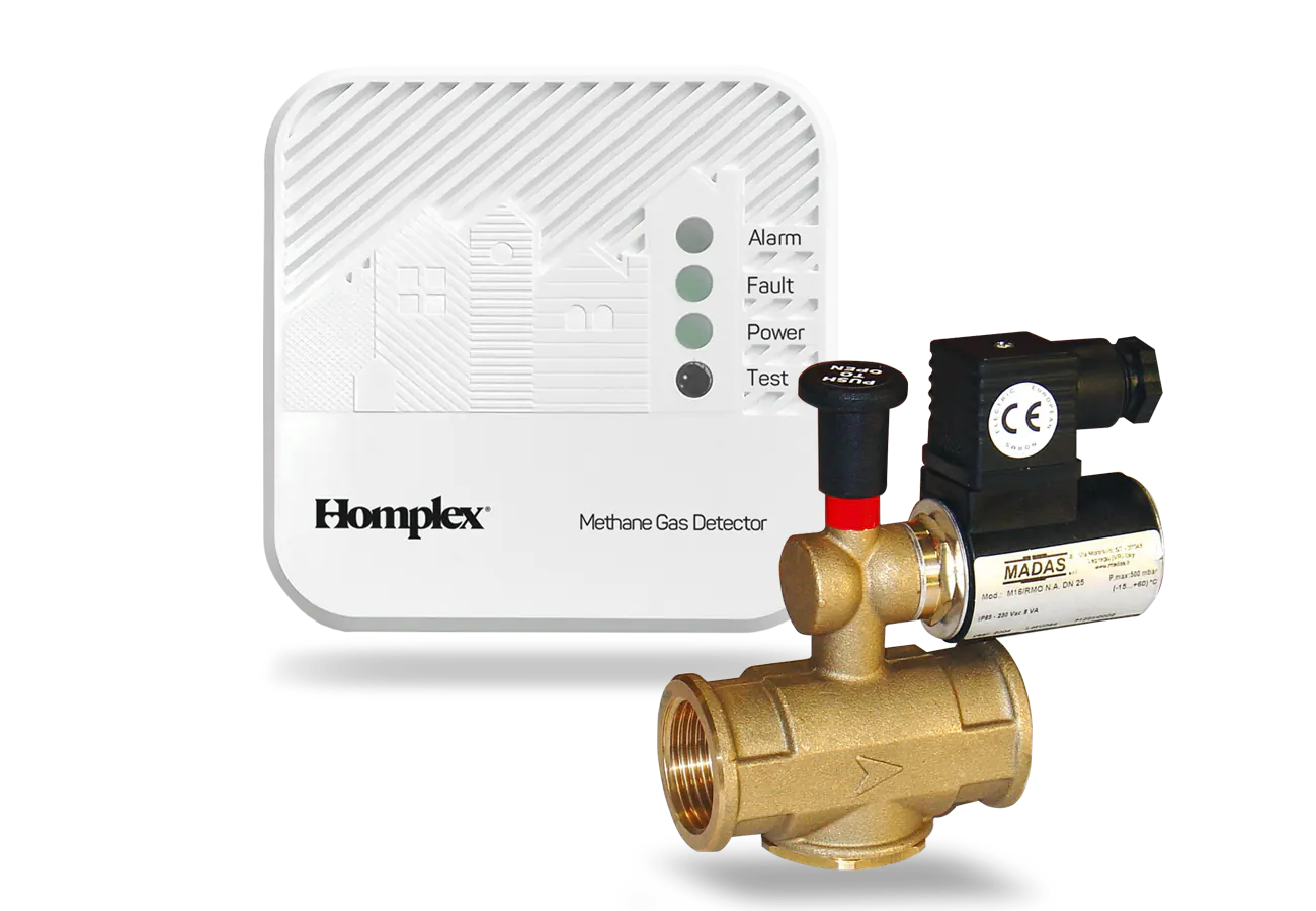 HD300 PRO Echipament de protectie gaz metan cu electrovalva DN25