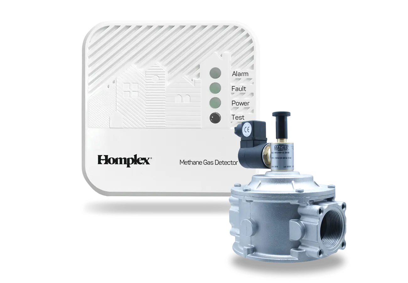 HD300 PRO Echipament de protectie gaz metan cu electrovalva DN40