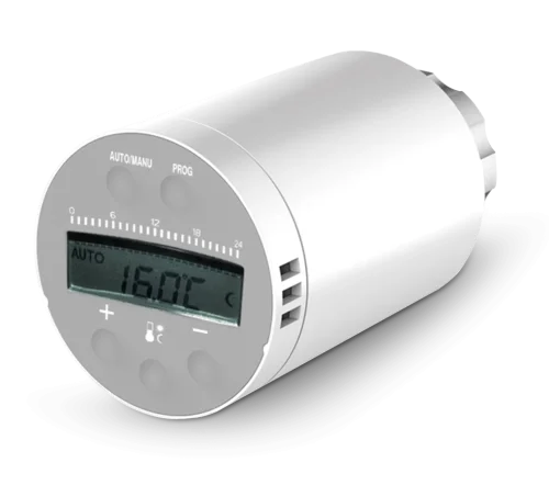 Thermostatic valve DG801 left side view with screen on