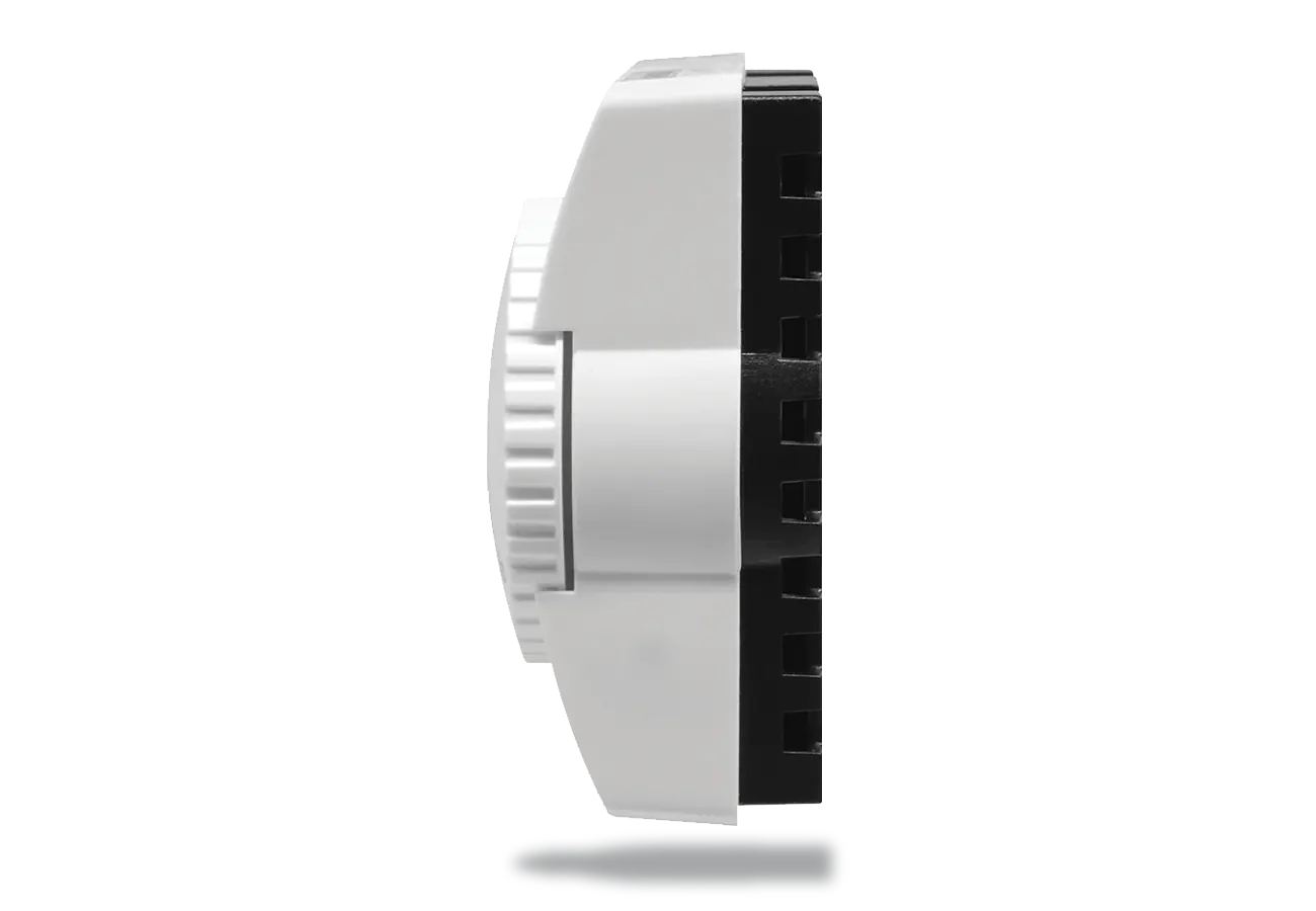 Termostat ambiental neprogramabil DG816 RF vedere laterala