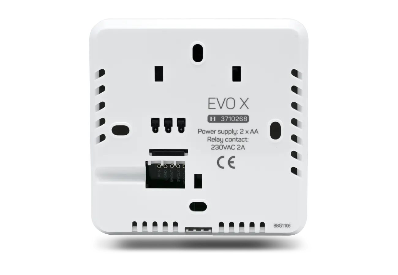 Homplex EVO X termostat ambiental neprogramabil - spate