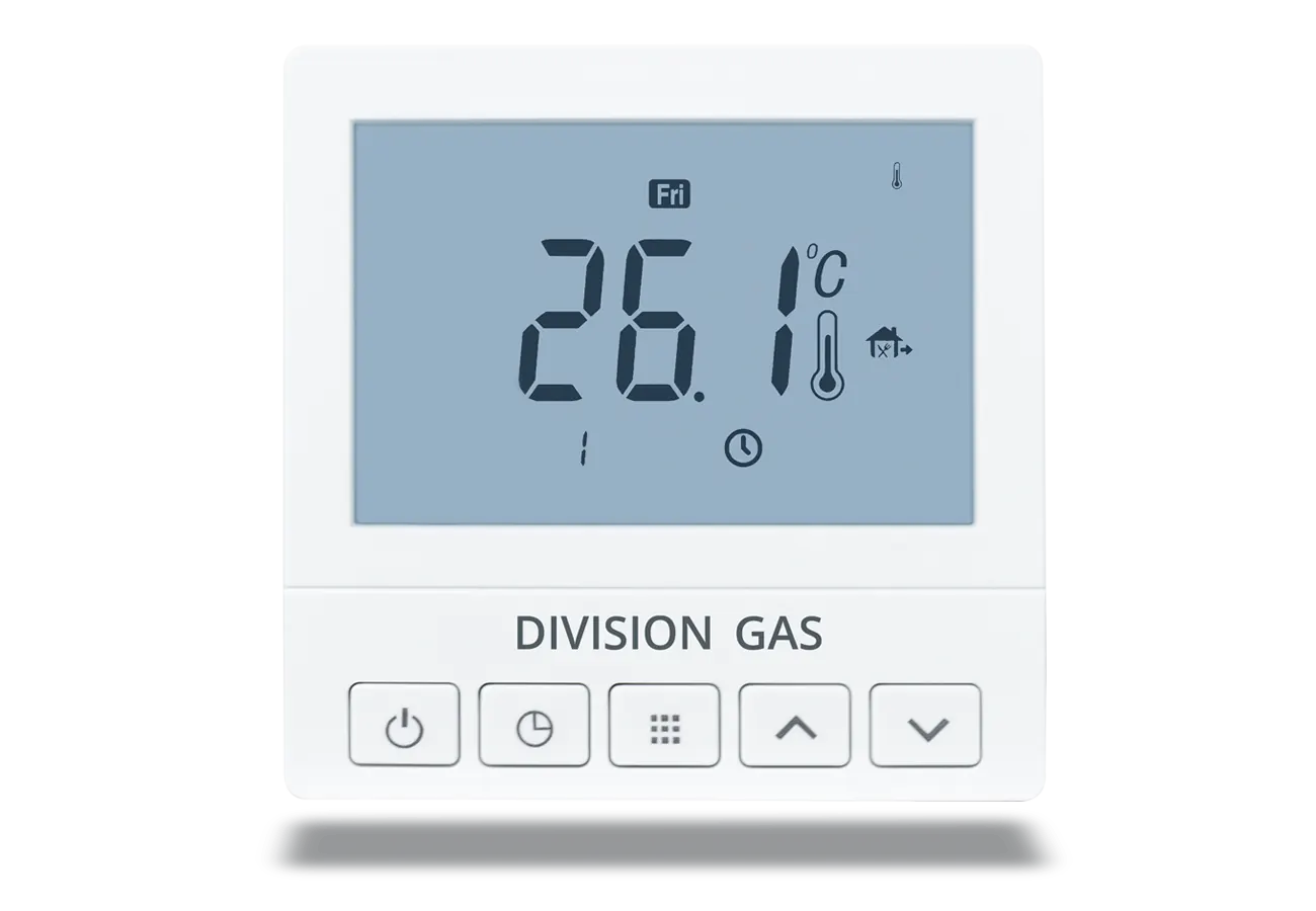 Termostat pentru incalzirea in pardoseala DG920 DF vedere frontala