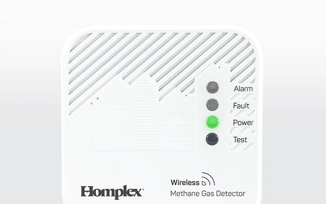 Activarea detectorului de gaz fără fir Homplex HD100 PRO RF