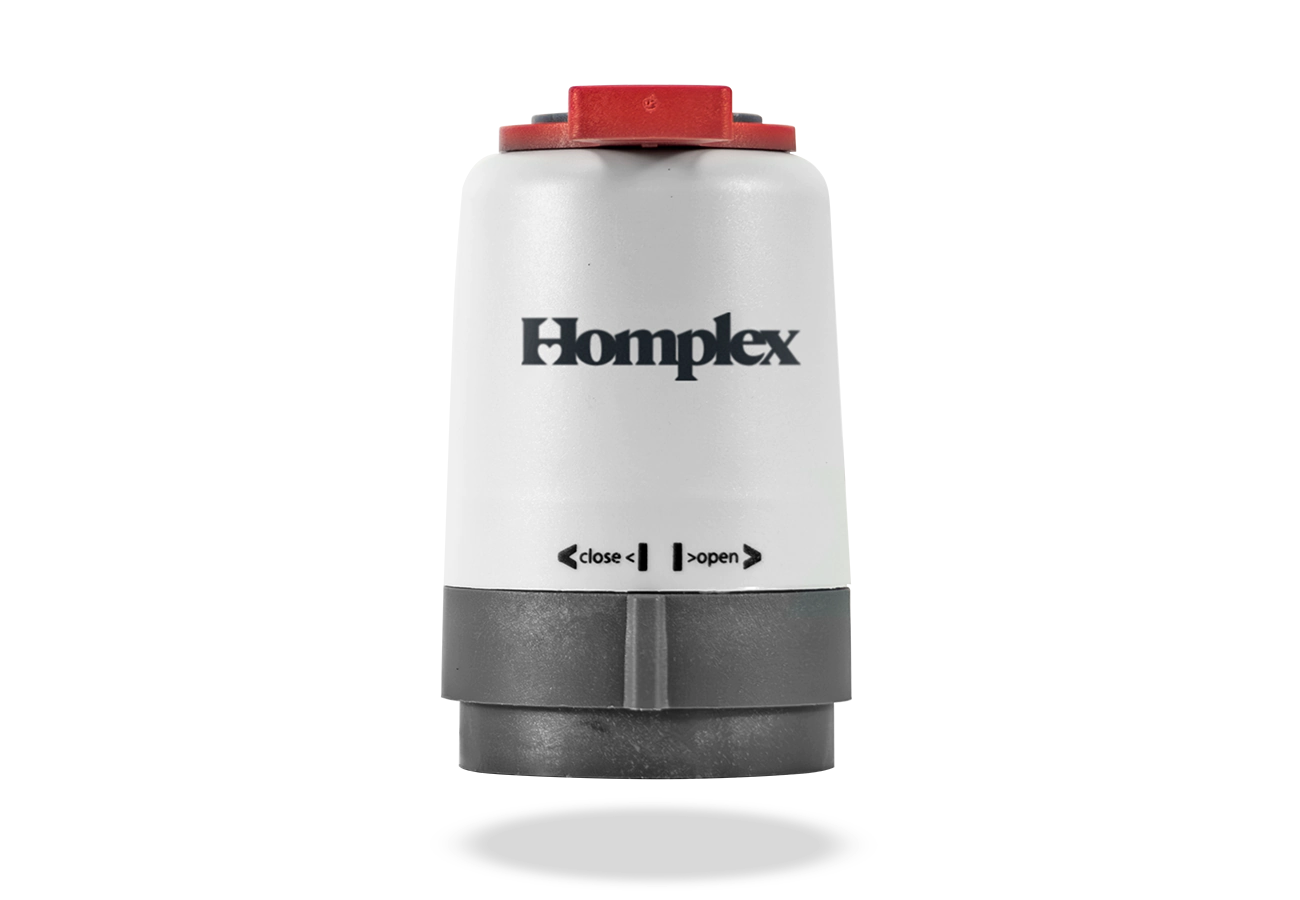 Homplex 66 Actuator electro-termic pentru încălzirea prin pardoseală Frontal