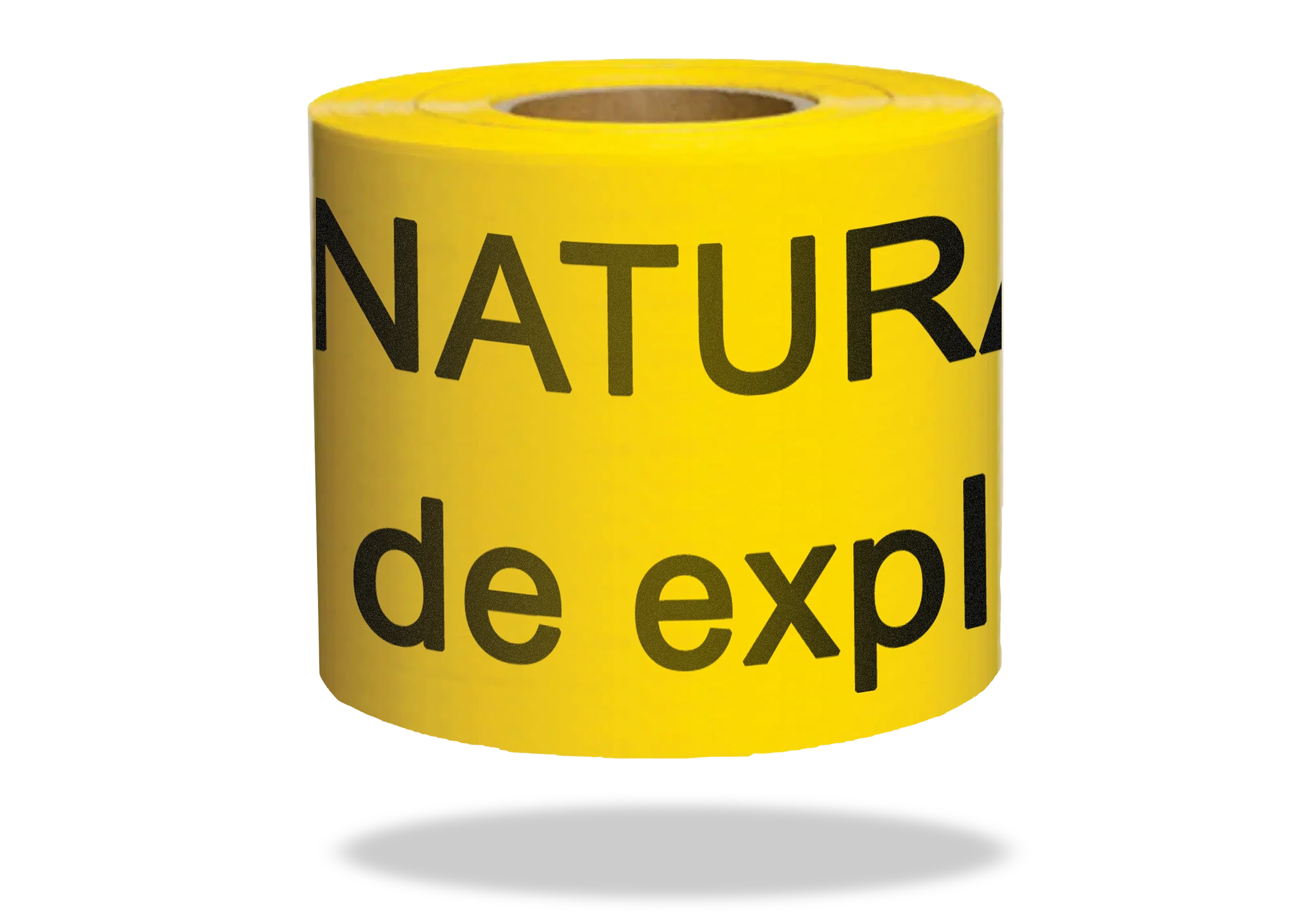 Gas works warning roll tape