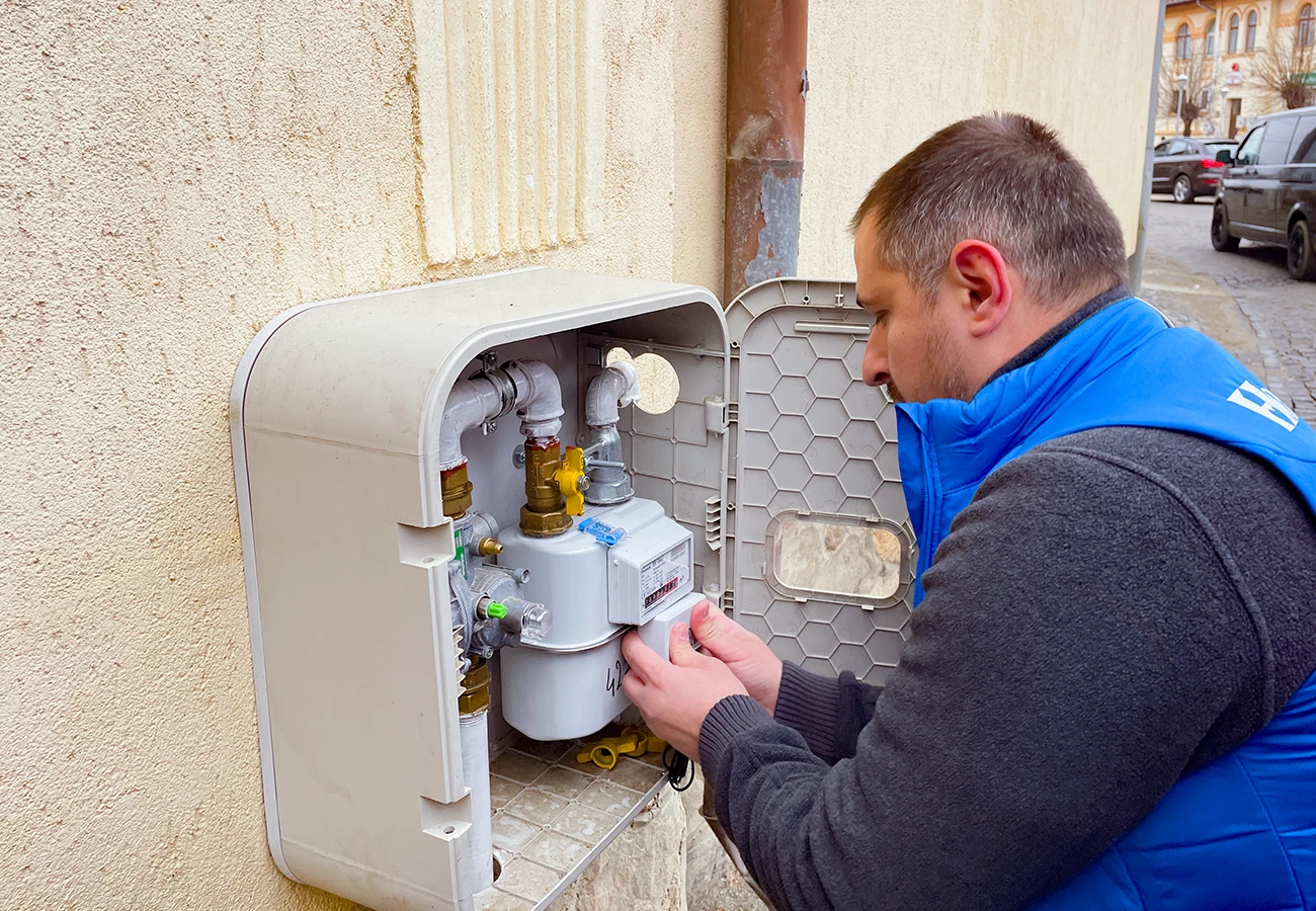 Instalare pe contor AMR2407 Automated Meter Reader (AMR)