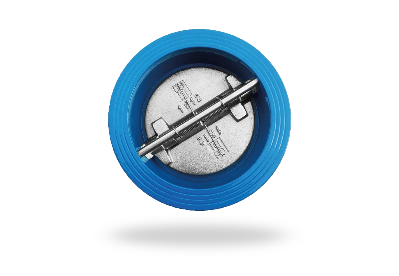 Robinet fonta retinere cu clapa dublu disc